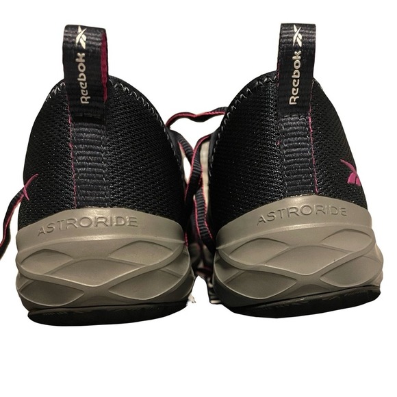 Reebok Astroride RB308 Steel Toe Shoes Sneaker 7W Women Navy Purple - Picture 4 of 15